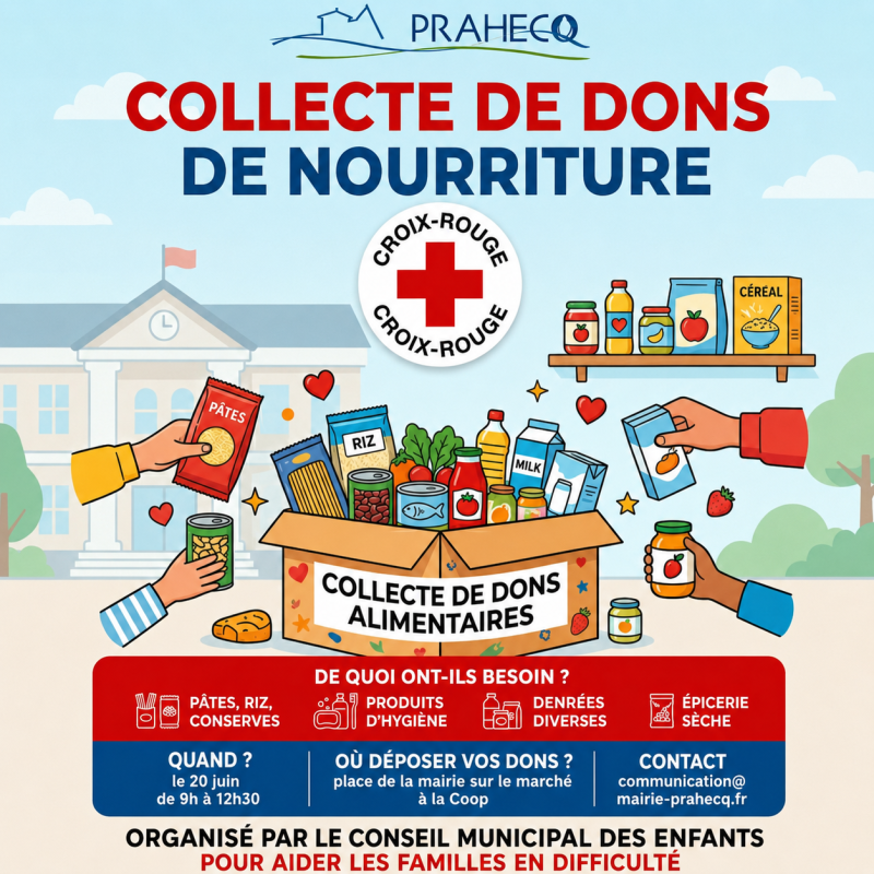 CME ORGANISE COLLECTE DE DONS DE NOURRITURE