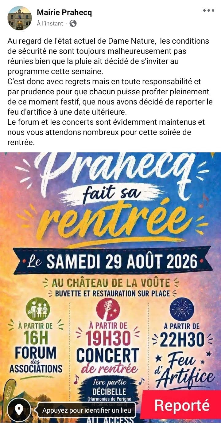 PRAHECQ FAIT SA RENTREE-DELOCALISATION