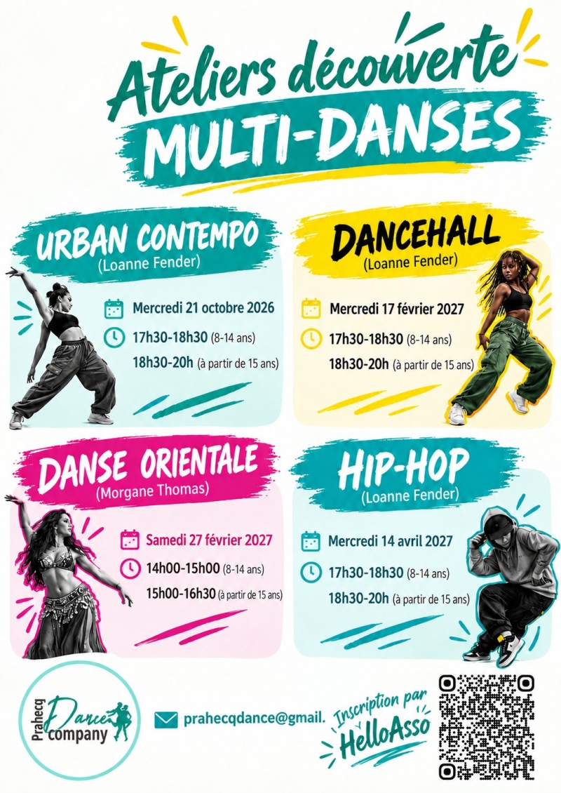 ATELIERS DECOUVERTE MULTI-DANSES