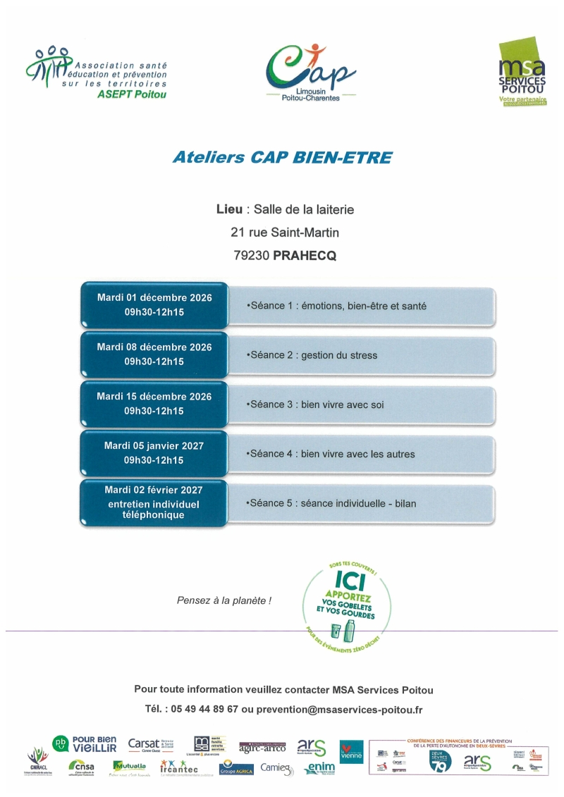 CAP BIEN-ETRE, bien vivre avec les autres